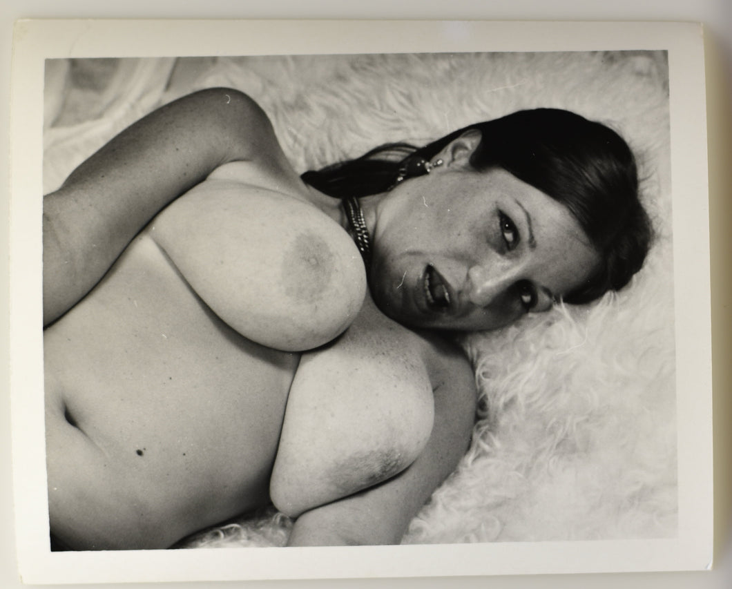 Original Photo Risqué Pinup Vintage Female Nude [RTR−F00125 ]