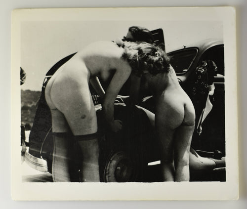 Original Photo Risqué Pinup Vintage Female Nude [RTR−F00216 ]